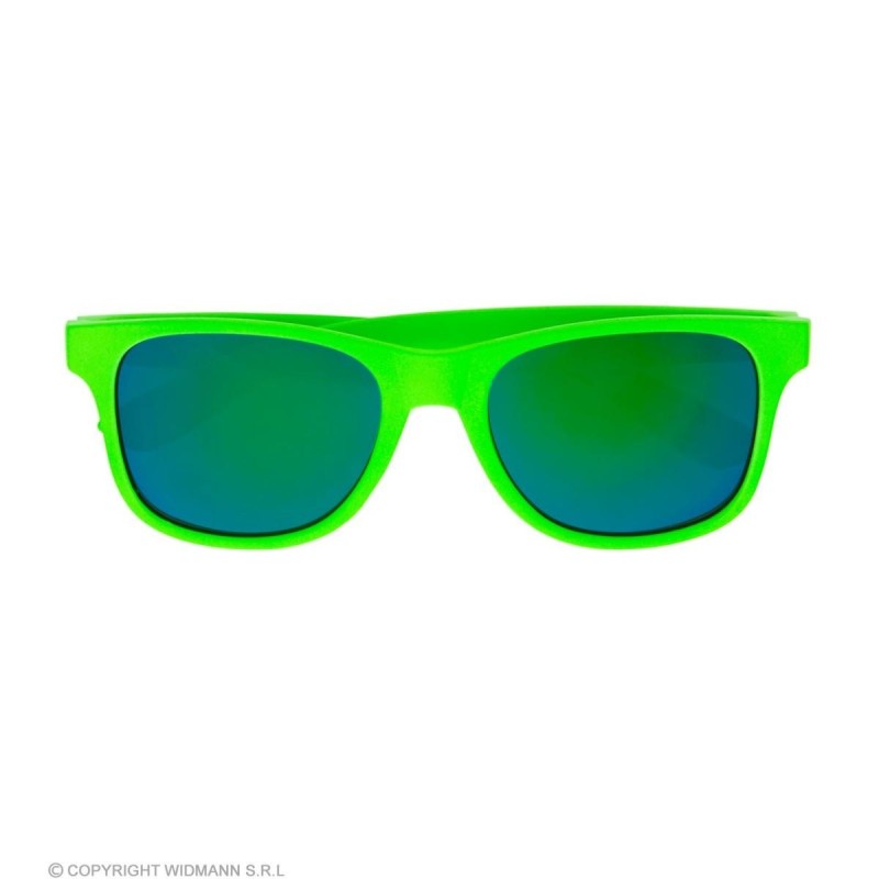 LUNETTES CARRE VERT FLUO  LUNETTES CARRE VERT FLUO