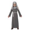 DEGUISEMENT HALLOWEEN NONNE GRISE OU BONNE SOEUR TAILLE 7-9 ANS 