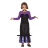 DEGUISEMENT MEDUSA ROBE NOIRE ET VIOLETTE TAILLE 7-9 ANS