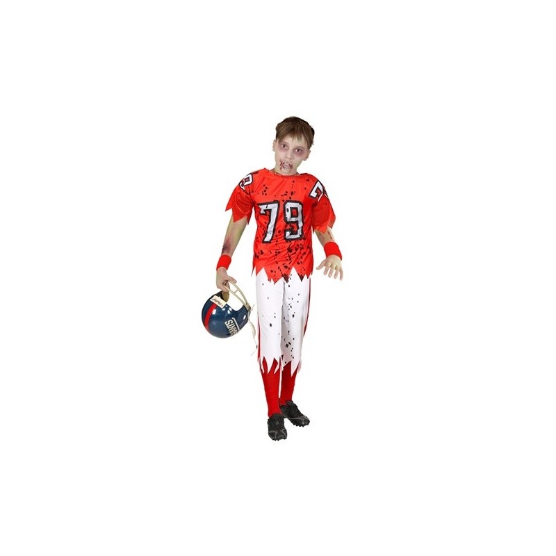 DEGUISEMENT FOOTBALEUR AMERICAIN QUATERBACK ZOMBIE TAILLE 158 CM DEGUISEMENT FOOTBALEUR AMERICAIN QUATERBACK ZOMBIE TAILLE 158 CM