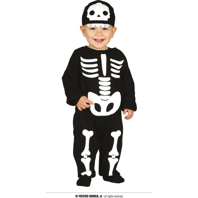 DEGUISEMENT BEBE SQUELETTE TAILLE 2-3 ANS  DEGUISEMENT BEBE SQUELETTE TAILLE 2-3 ANS