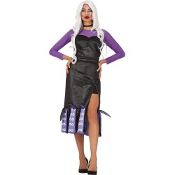 DEGUISEMENT HALLOWEEN FEMME ROBE POUPLE TAILLE L 