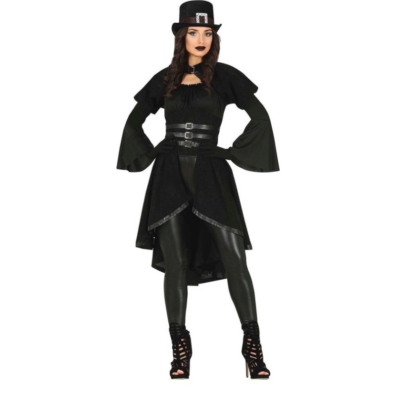 DEGUISEMENT HALLOWEEN VAMPIRE GOTHIC NOIR TAILLE L 