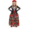DEGUISEMENT HALLOWEEN FILLE CATRINA SQUELETTE JOUR DES MORTS TAILLE 5-6 ANS 