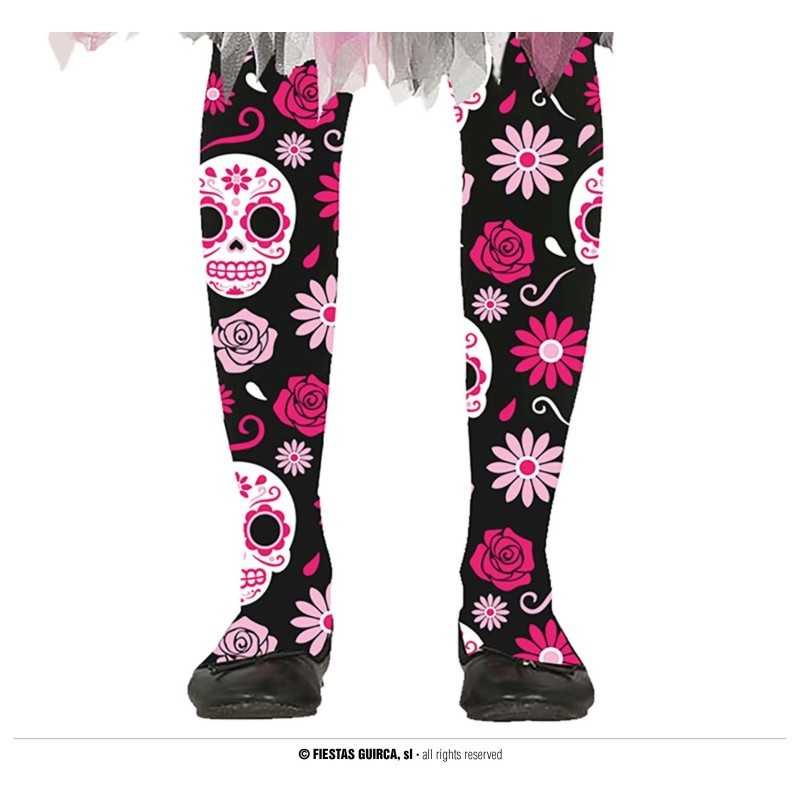 COLLANT JOUR DES MORTS CATRINA TAILLE 3-6 ANS 