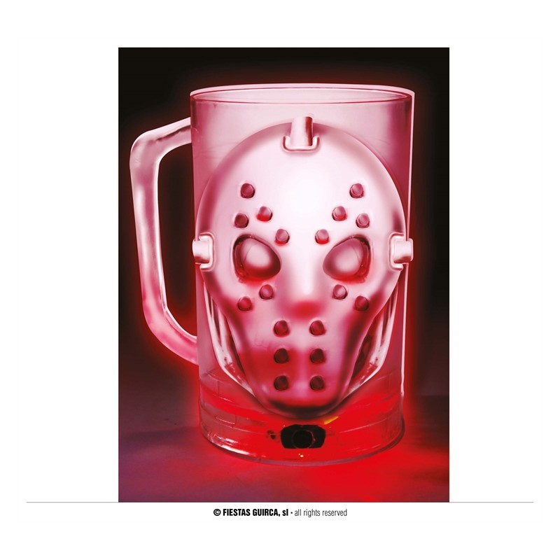 VERRES OU CHOPE LUMINEUX HALLOWEEN VENDREDI 13