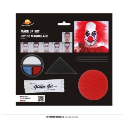 KIT MAQUILLAGE CLOWN TUEUR HALLOWEEN