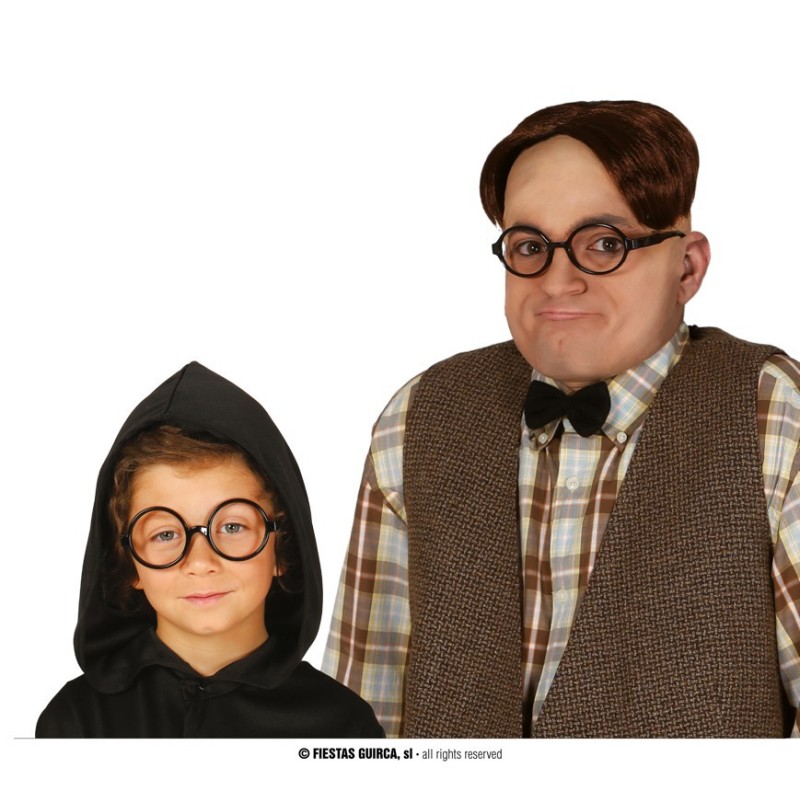 LUNETTES RONDES NOIRES EN PLASTIQUE LUNETTES RONDES NOIRES EN PLASTIQUE