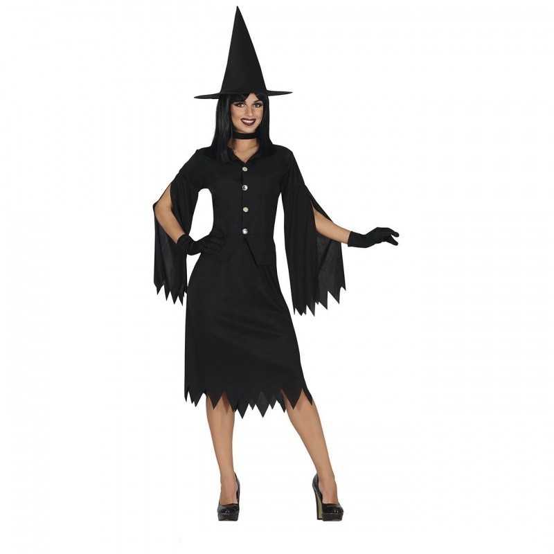 DEGUISEMENT HALLOWEEN FILLE SORCIERE NOIR TAILLE L