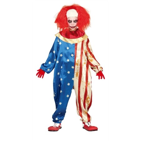 DEGUISEMENT HALLOWEEN CLOWN MECHANT TAILLE 7-9 ANS