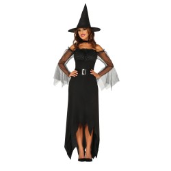 DEGUISEMENT HALLOWEEN FEMME SORCIERE NOIR TAILLE M