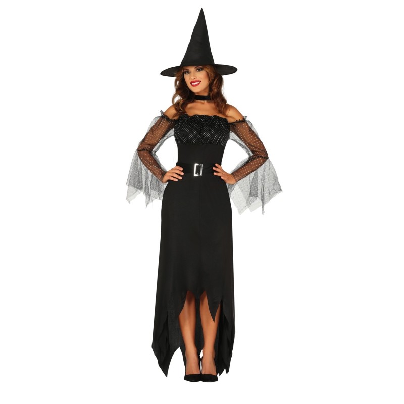 DEGUISEMENT HALLOWEEN FEMME SORCIERE NOIR TAILLE M