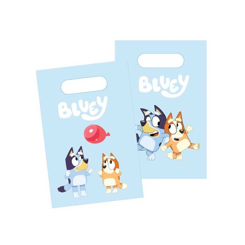 8 SACS CADEAUX EN PAPIER BLUEY