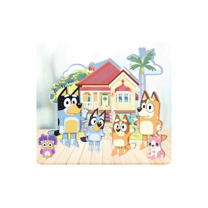 SET DE DECORATION BLUEY 7 PIECES
