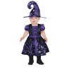 DEGUISEMENT HALLOWEEN  BEBE FILLE SORCIERE VIOLET ET NOIR  12-18  MOIS DEGUISEMENT HALLOWEEN  BEBE FILLE SORCIERE VIOLET ET NOIR  12-18  MOIS