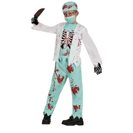 DEGUISEMENT HALLOWEEN MEDECIN SQUELETTE TAILLE 5-6 ANS 
