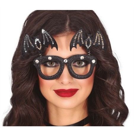 LUNETTES CHAUVE SOURIS HALLOWEEN NOIRE