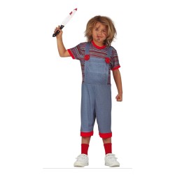 DEGUISEMENT HALLOWEEN ENFANT POUPEE GARCON TAILLE 3-4 ANS 