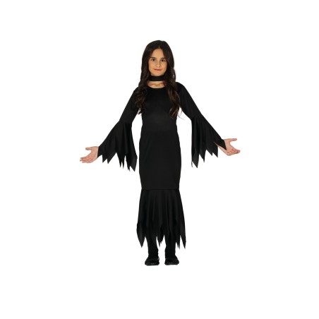 DEGUISEMENT HALLOWEEN SORCIERE VAMPIRE NOIR TAILLE 7-9 ANS 