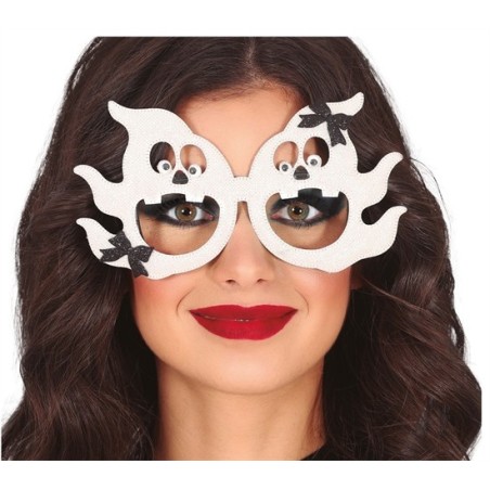 LUNETTES FANTOME HALLOWEEN BLANCHES
