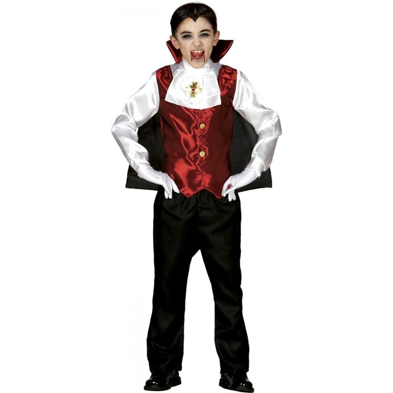 DEGUISEMENT HALLOWEEN GARCON VAMPIRE DRACULA TAILLE 5-6 ANS 