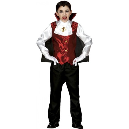 DEGUISEMENT HALLOWEEN GARCON VAMPIRE DRACULA TAILLE 5-6 ANS 