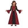 DEGUISEMENT HALLOWEEN ENFANT VAMPIRE PRINCESSE ROUGE ET NOIR TAILLE 5-6 ANS 