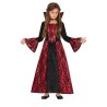 DEGUISEMENT HALLOWEEN ENFANT VAMPIRE PRINCESSE ROUGE ET NOIR  TAILLE 3-4 ANS 