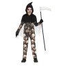 DEGUISEMENT HALLOWEEN COMBINAISON TETE DE MORT TAILLE 7-9 ANS