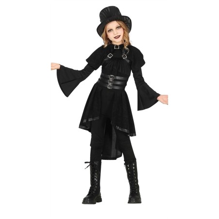 DEGUISEMENT ROBE GOTHIQUE NOIR  TAILLE 10-12 ANS
