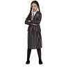 DEGUISEMENT FILLE MERCREDI FAMILLE ADDAMS TAILLE 5-6 ANS 