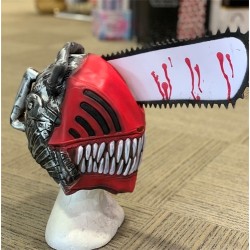 MASQUE TRONCONNEUSE ANIME CHAINSAW MAN COSPLAY EN LATEX