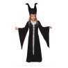 DEGUISEMENT HALLOWEEN REINE MALEFIQUE NOIR TAILLE 7-9 ANS