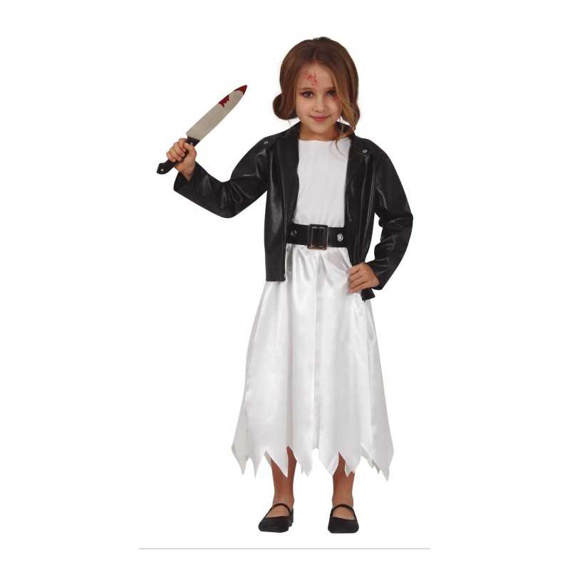 DEGUISEMENT HALLOWEEN ENFANT POUPEE FILLE TAILLE 7-9 ANS