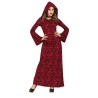 DEGUISEMENT HALLOWEEN  SORCIERE ROUGE ARRABESQUE  TAILLE L