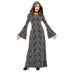 DEGUISEMENT HALLOWEEN  SORCIERE GRISE ARRABESQUE  TAILLE L
