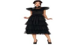 DEGUISEMENT MERCREDI ADAM ROBE DE BAL TAILLE M