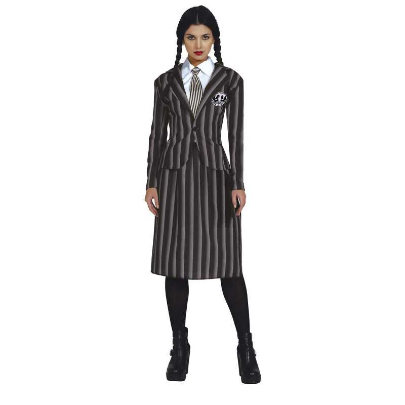 DEGUISEMENT MERCREDI ADAM UNIFORME ECOLIERE TAILLE S