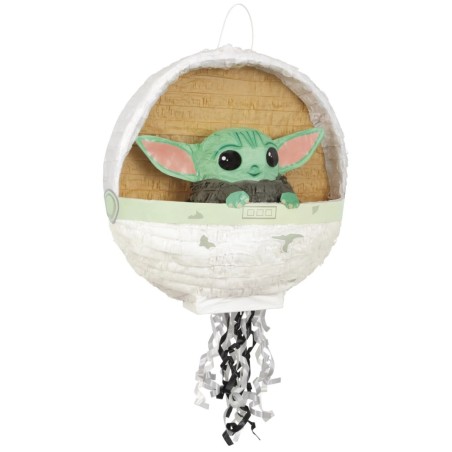 PINATA 3D BEBE YODA STAR WARS EN 3D A TAPER OU A TIRER