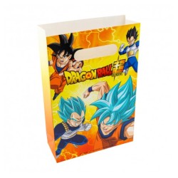 4 SACS CADEAUX DRAGON BALL Z EN CARTON 15.8CM X 23.6CM 