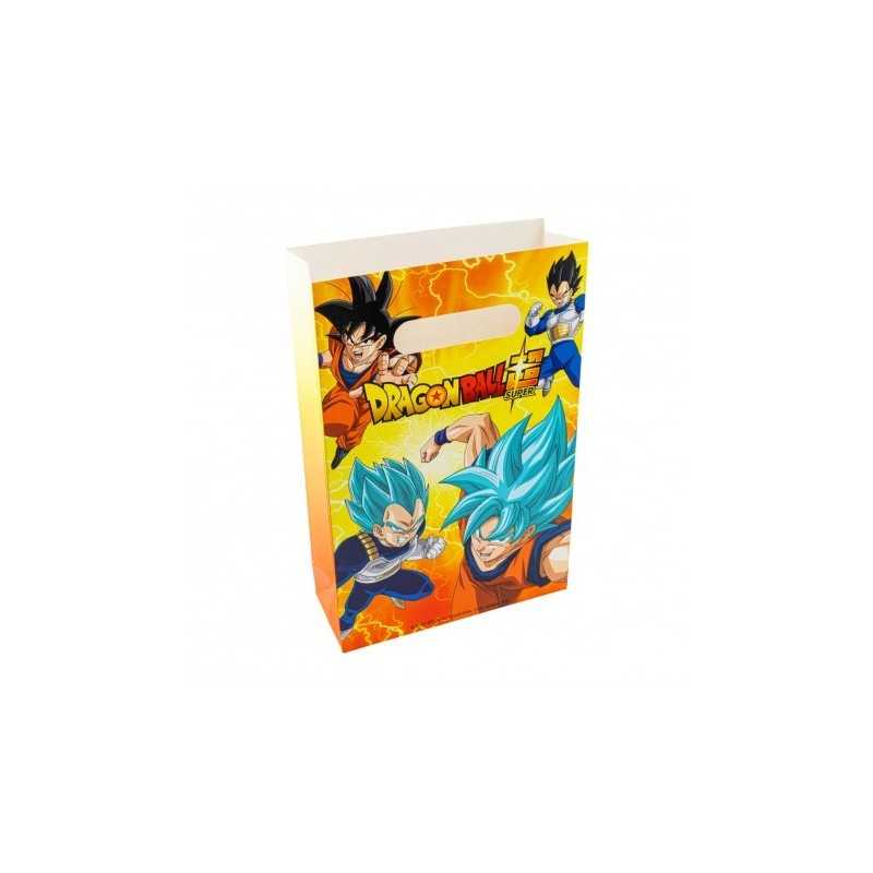 4 SACS CADEAUX DRAGON BALL Z EN CARTON 15.8CM X 23.6CM 