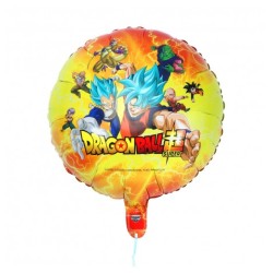 BALLON METALLIQUE ROND DRAGON BALL Z 43 CM 