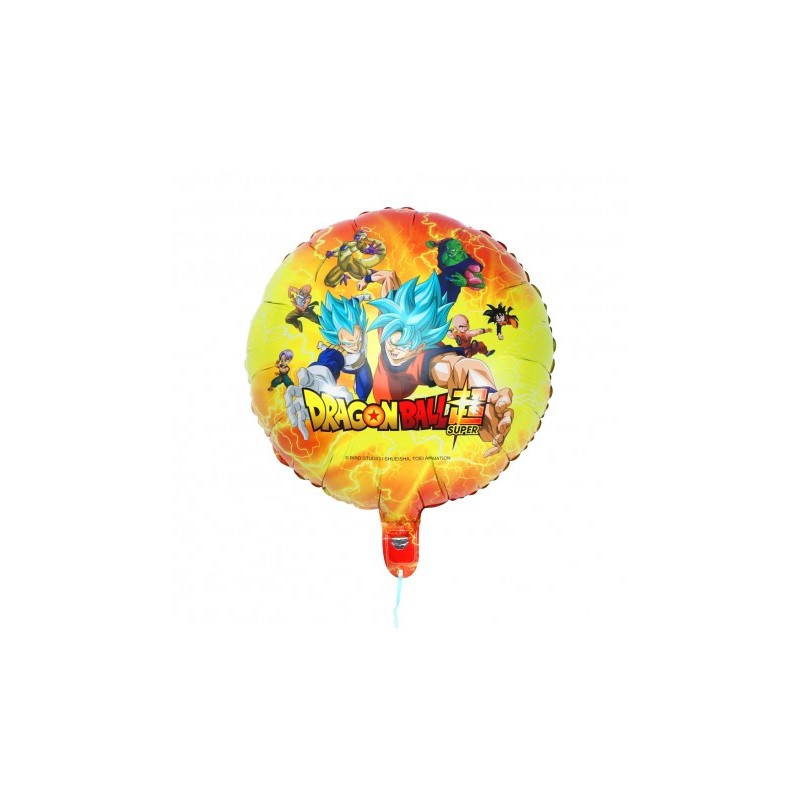 BALLON METALLIQUE ROND DRAGON BALL Z 43 CM 