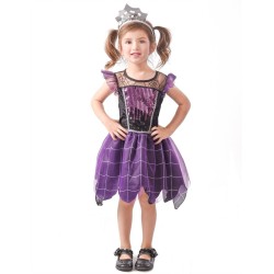 DEGUISEMENT HALLOWEEN SORCIERE VIOLETTE  TAILLE XS OU 3-4 ANS