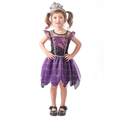 DEGUISEMENT HALLOWEEN SORCIERE VIOLETTE  TAILLE XS OU 3-4 ANS