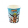 8 GOBELETS CARTON COMPOSTABLES NARUTO SHIPPUNDEN 250ML