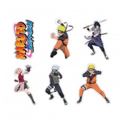 24 CONFETTIS PAPIER NARUTO SHIPPUNDEN 3.5 CM