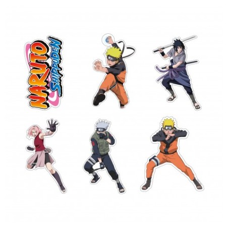 24 CONFETTIS PAPIER NARUTO SHIPPUNDEN 3.5 CM