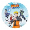 8 ASSIETTES CARTON COMPOSTABLE NARUTO SHIPPUNDEN 23 CM