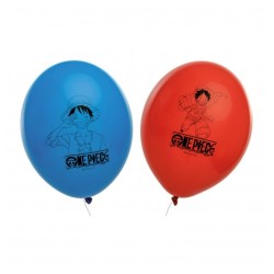 6 BALLONS LATEX ONE PIECE 27 CM